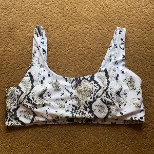Snake Skin Bathing Suit Top From Shein!